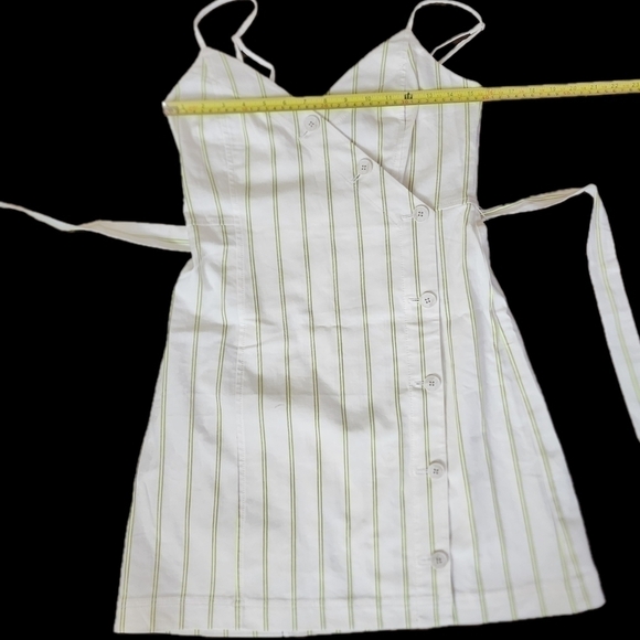 Banana Republic Speghetti Strap Stripped Button Front Adjudtable Strap Dress - Picture 12 of 13